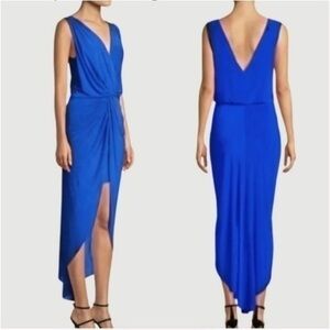 Misa Los Angeles Cobalt Blue Sleeveless Maxi Dress